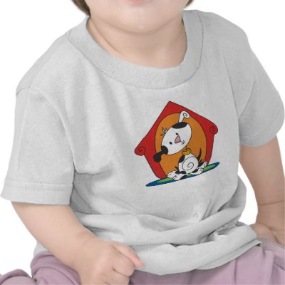 Dalmation in Dog House T-shirt by toddlersplace