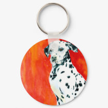 Dalmation Keychain