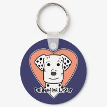Dalmation Lover keychains