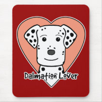Dalmation Lover mousepads by dogcartoons Dalmation Lover mousepads