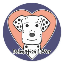 Dalmation Lover stickers by dogcartoons Dalmation Lover stickers