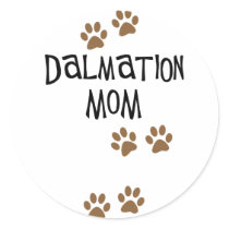 Dalmation Mom stickers by dogsandhorses Dalmation Mom stickers