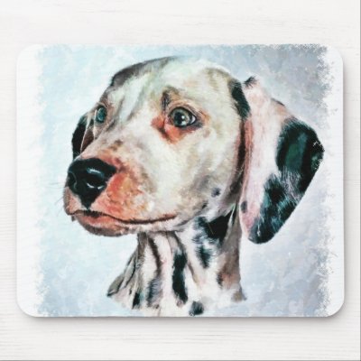 Dalmation Mouse pad Mousepad by nextstopitaly