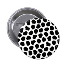 Dalmation Print Pinback Button