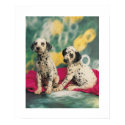Dalmation Puppies Poster posters by ironydesign Dalmation Puppies Poster posters