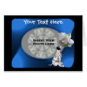 Dalmation Puppy Add Photo Template Card card