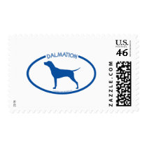 Dalmation Silhouette Stamp