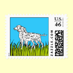 Dalmations in Field stamp
