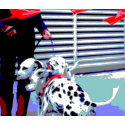 Dalmations in Red at Parade t-shirts