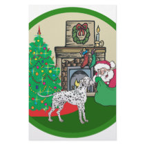 dalmtatian santas stationery by freespiritdesigns dalmtatian santas stationery