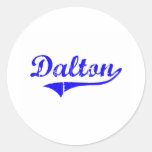 Dalton Surname Classic Style Sticker