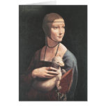 Dama con ermellino card