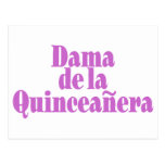 Dama de las Quinceanera Post Card