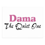 Dama The Quiet One Postcard
