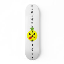 DAMAGED FACE SKATE BOARD DECK