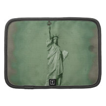 Damaged Photo Effect Statue of Liberty Organizer