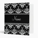 Damasco blanco y negro conocido personalizado