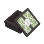 Damasco elegante cajas de joyas de calidad