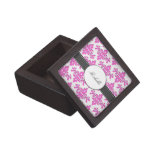 Damasco elegante cajas de recuerdo de calidad