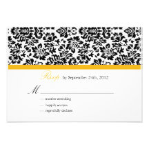 Damasco elegante RSVP Anuncios