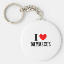 Damascus, Alabama City Design Keychains