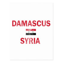 Damascus Syria designs Post Card