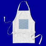 damask21 LIGHT BLUE WHITE DAMASK DECORATIVE SCROLL aprons