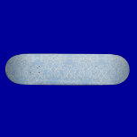 damask21 LIGHT BLUE WHITE DAMASK DECORATIVE SCROLL skateboards