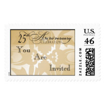 Damask 25th Anniversary Party Postage