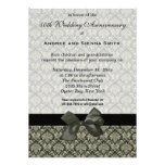 Damask 50th Wedding Anniversary Invitations