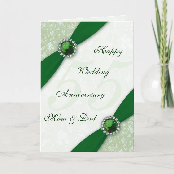 Damask Th Wedding Anniversary Greeting Card Zazzle