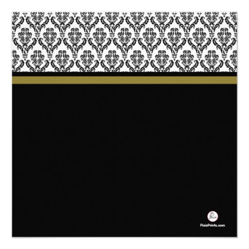 Damask Any Age Invitation