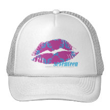 Damask Aqua-Purple Trucker Hat