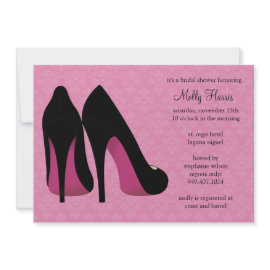 Damask Bachelorette Party Invitation invitation