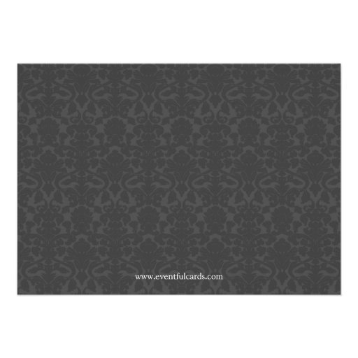Damask Bachelorette Party Invitation