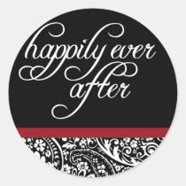 Damask Beauty-Happily Ever After Sticker stickers