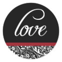 Damask Beauty-Love Sticker by twoheartsshoppe Damask Beauty-Love Sticker