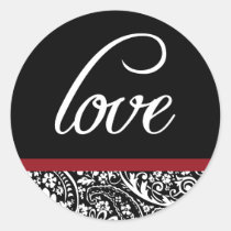 Damask Beauty-Love Sticker stickers