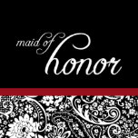 Maid of Honor Buttons