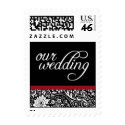 Damask Beauty-Our Wedding-Small Postage postage