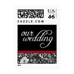 Damask Beauty Our Wedding Small Postage