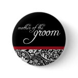 Damask Beauty ther of the Groom Button