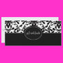 Damask Birds Boutique Style Gift Certificates Rack Card