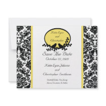 Damask & Birds Save The Date Announcement