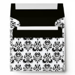 DAMASK ,black and white Envelope