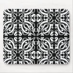 DAMASK - Black Background Mousepads