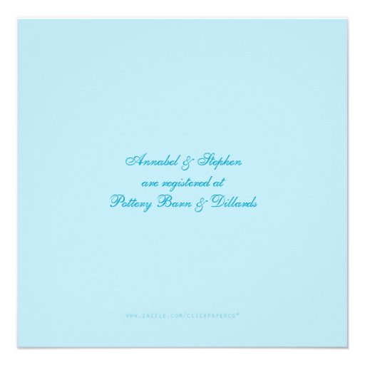 Damask Blue Elegance Invitation