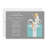 Damask Bridal Shower Invitation