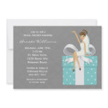 Damask Bridal Shower Invitation