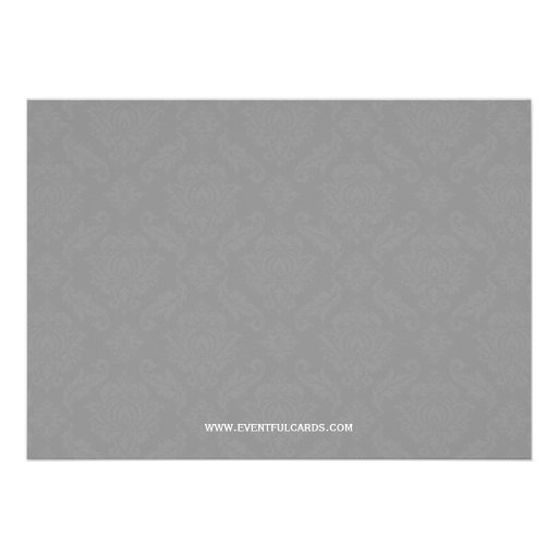 Damask Bridal Shower Invitation